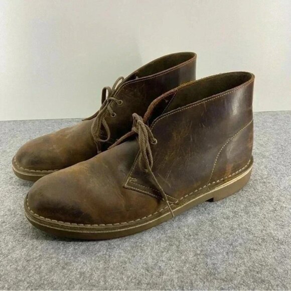 Clarks Original Desert Boot - Leather Lace Up Chuck Shoes Ankle Boot Men’s 10.5 - Picture 2 of 14